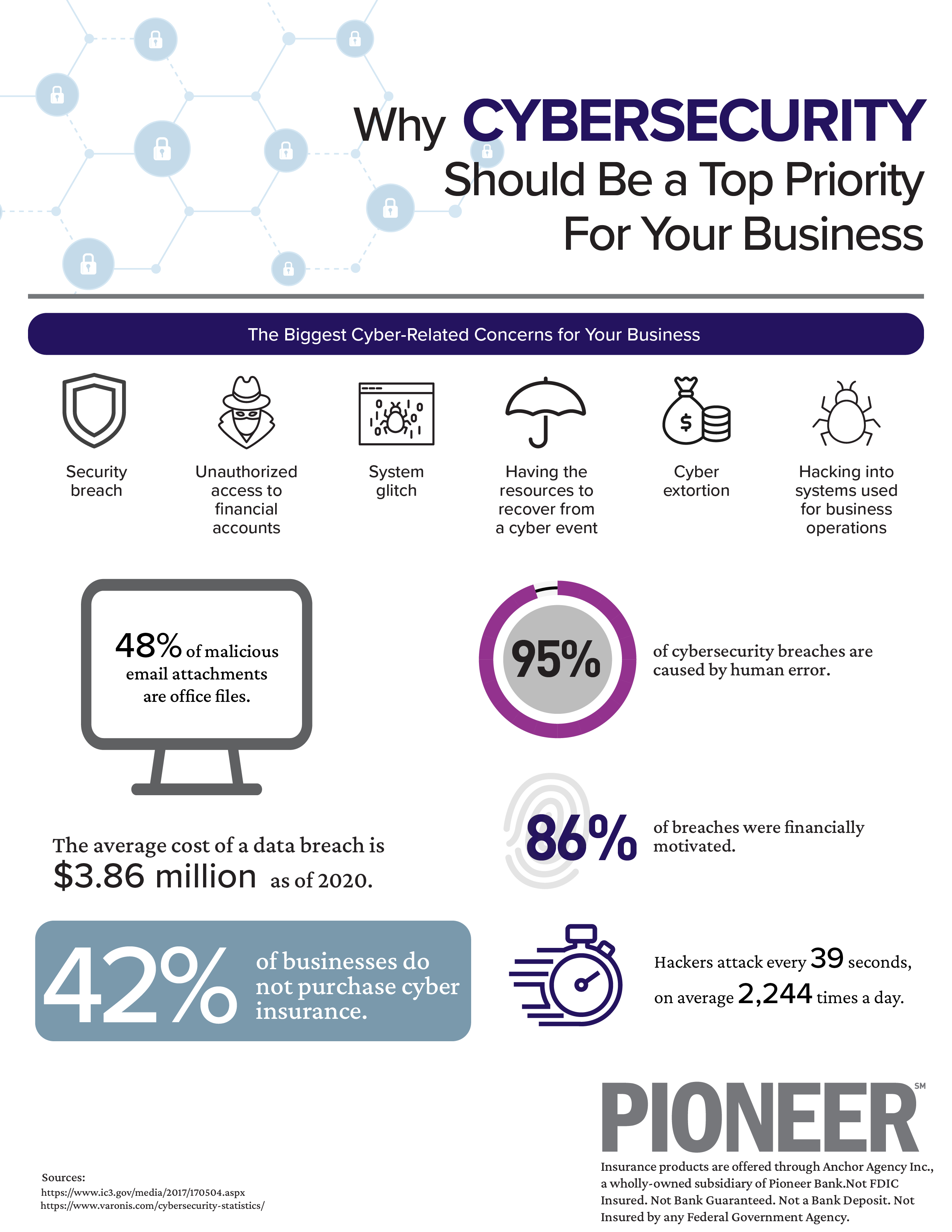Cyber-security infographic