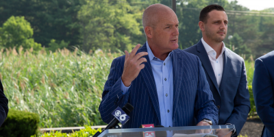 Chief Executive Officer & President Tom Amell speaking at an event