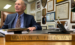 Man sitting at desk