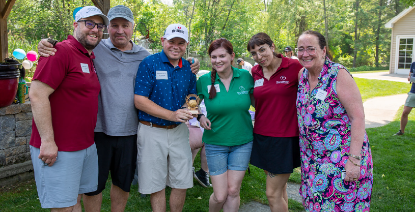 Participants from Pioneer's 2025 Mini Golf Tournament